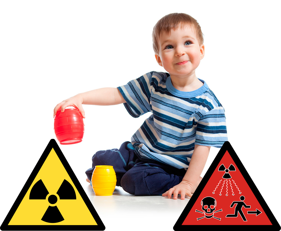Радиологически загрязненные игрушки могут нанести вред здоровью вашего ребенка