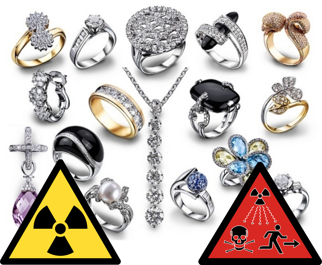 При покупке ожерелий, колец и других украшений следует обратить особое внимание